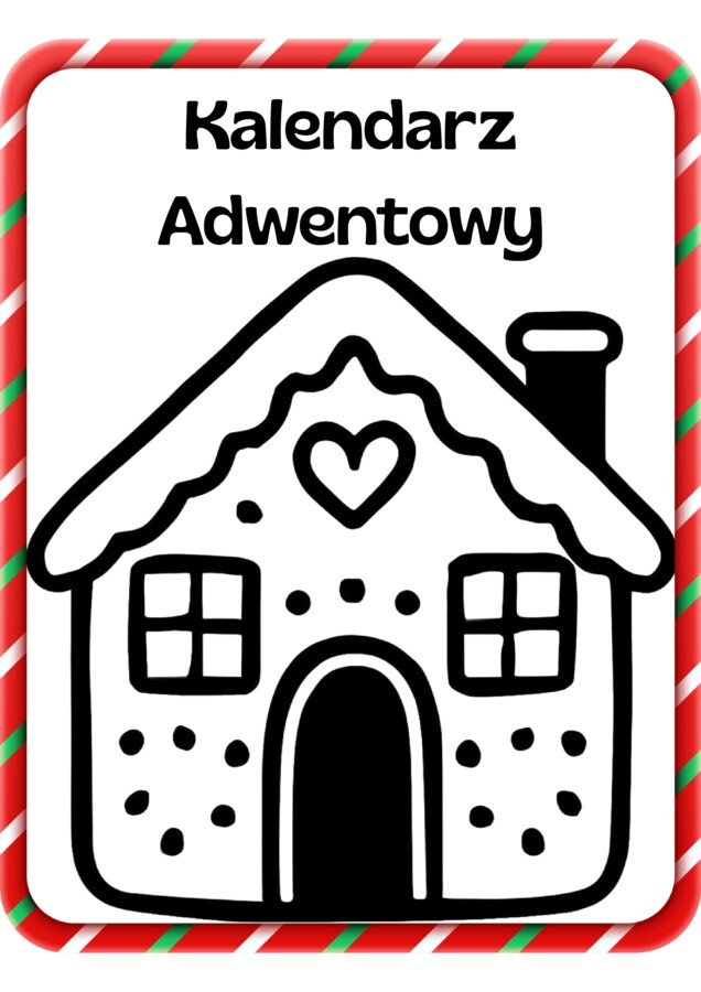 Kolorowanki- Kalendarz Adwentowy