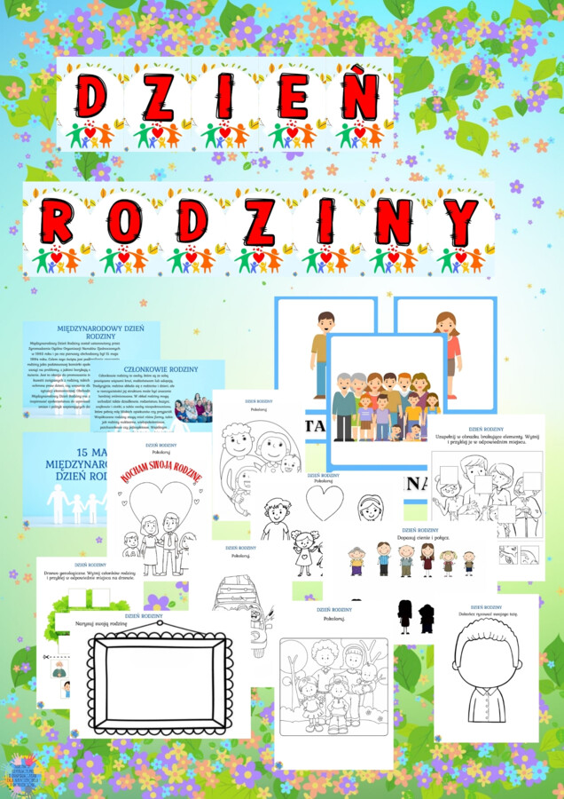 PAKIET MATERIAŁÓW NA MAJ WEDŁUG KALENDARZA ŚWIĄT I DNI NIETYPOWYCH