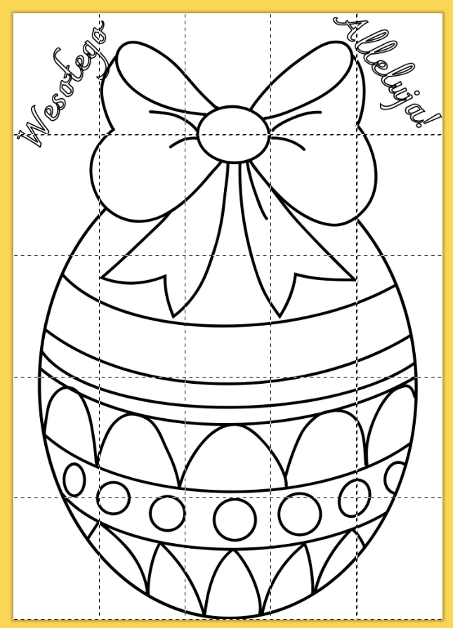 Kolorowanka XXL na Wielkanoc – Kreatywna Zabawa dla Przedszkolaków!