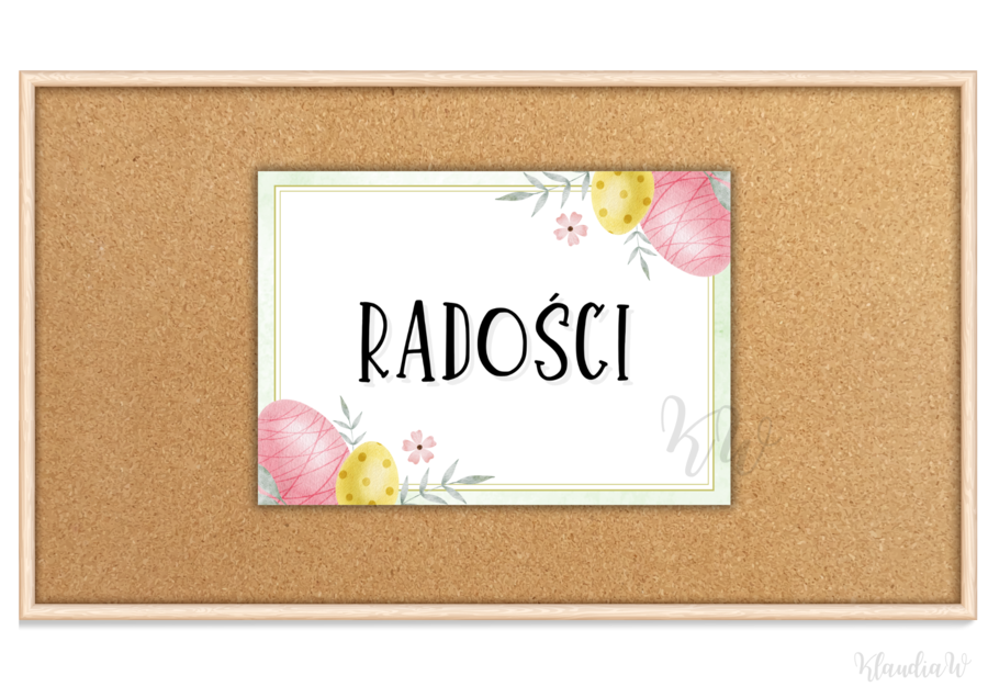 Wielkanocne życzenia - gazetka (wersja 2)