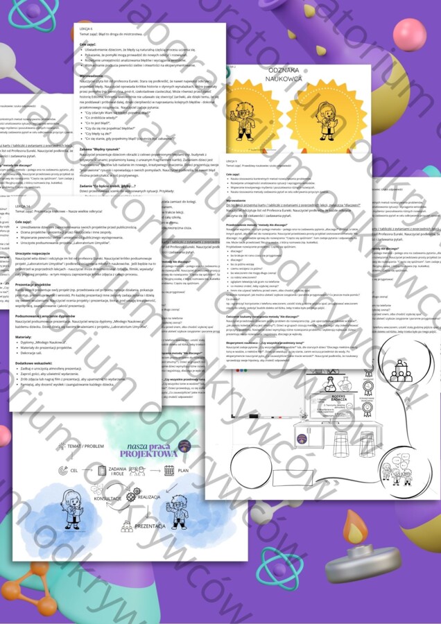 Laboratorium Umysłów - program edukacyjny metodą projektu dla klas 1-3