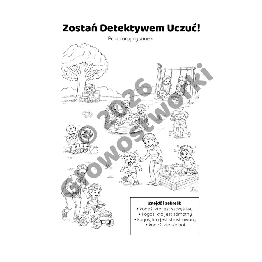 Porozmawiajmy o uczuciach. Kiedy emocje są trudne – zeszyt ćwiczeń dla dzieci w wieku 4–7 lat