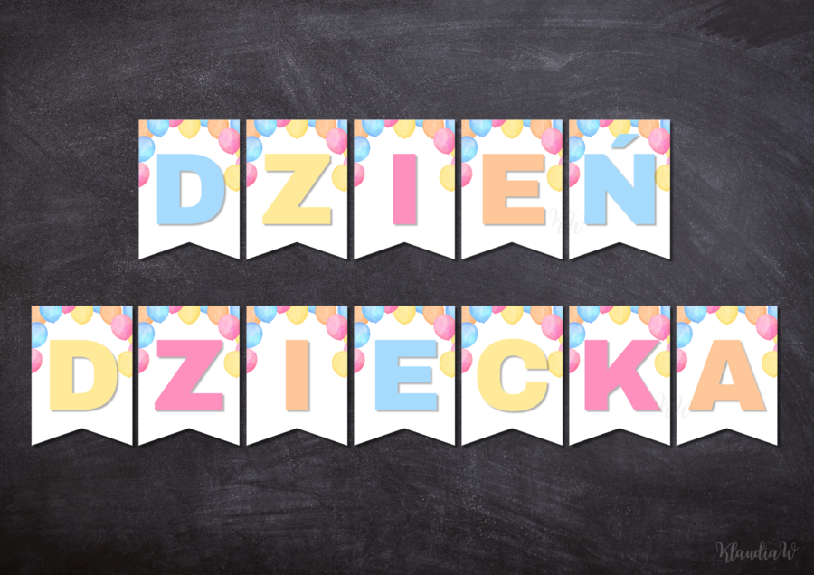 DZIEŃ DZIECKA - GIRLANDA