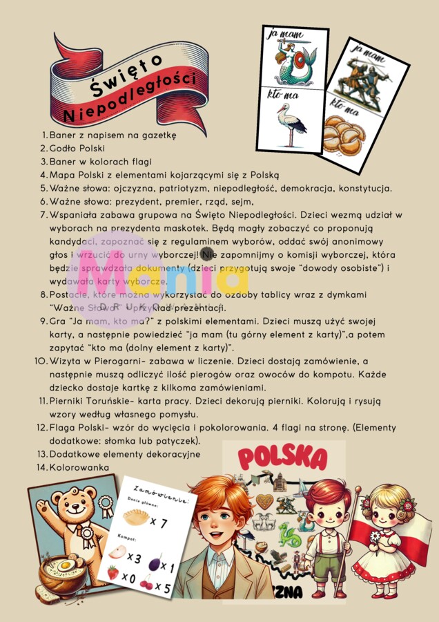 Zestaw Małego Patrioty (3w1)