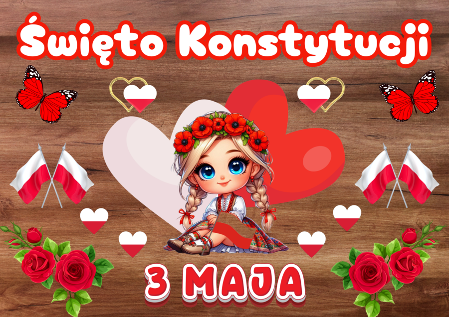 ŚWIĘTO KONSTYTUCJI 3 MAJA DEKORACJA
