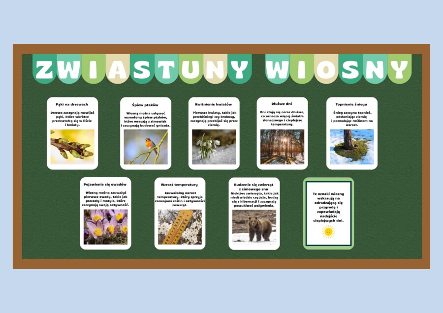 Gazetka "Zwiastuny wiosny"