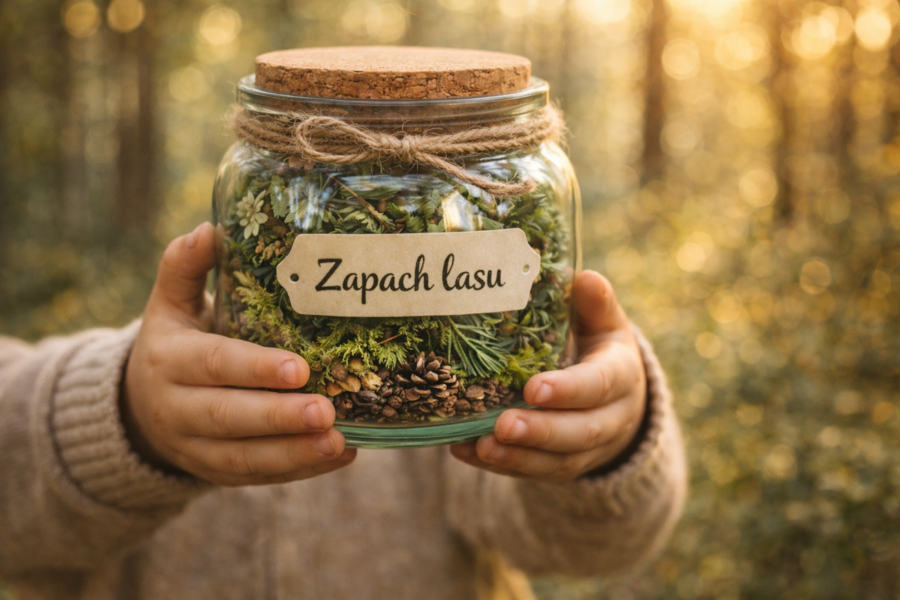 Słoik zapachów lasu
