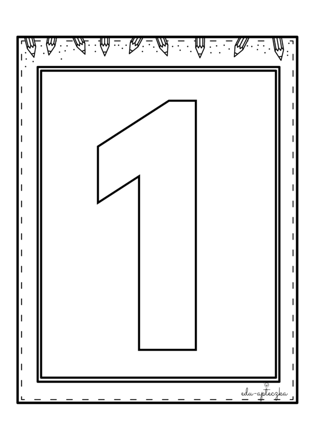 Pisownia cyfr od 0 do 21