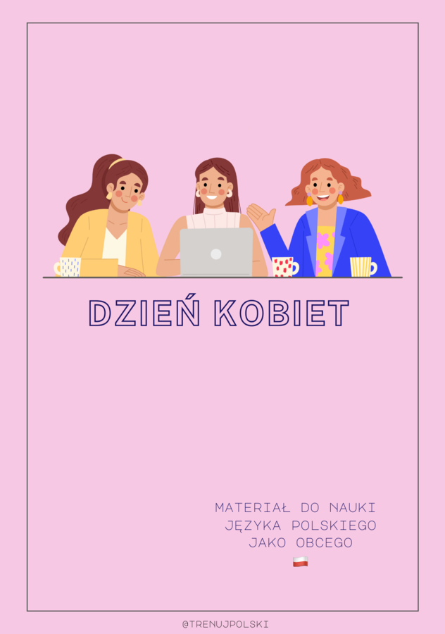 Dzień Kobiet 👩🏻🌸– gotowa lekcja poziom A2-B1 🗣️🖊️