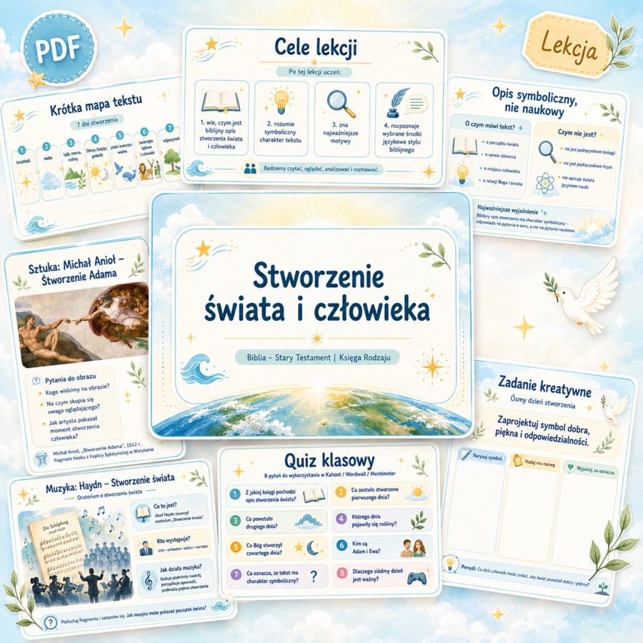Stworzenie świata i człowieka. [PREZENTACJA]