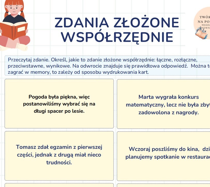 Zdania złożone współrzędnie