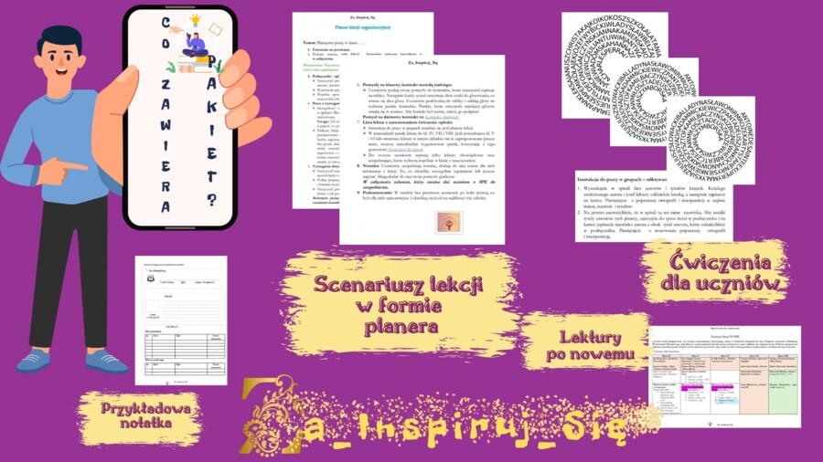 Scenariusz lekcji jęz. polskiego dla klas IV-VIII- lekcje na początek roku szkolnego