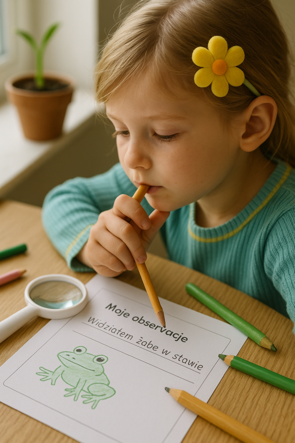 Karta pracy „Wiosenne odkrycia”