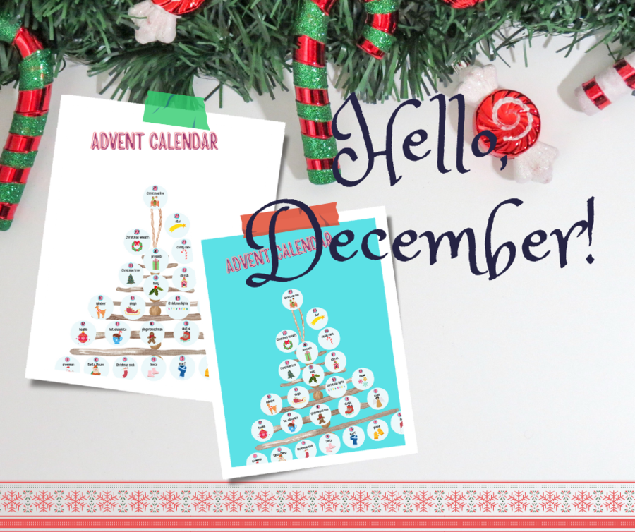 Kalendarz adwentowy - wersja angielska