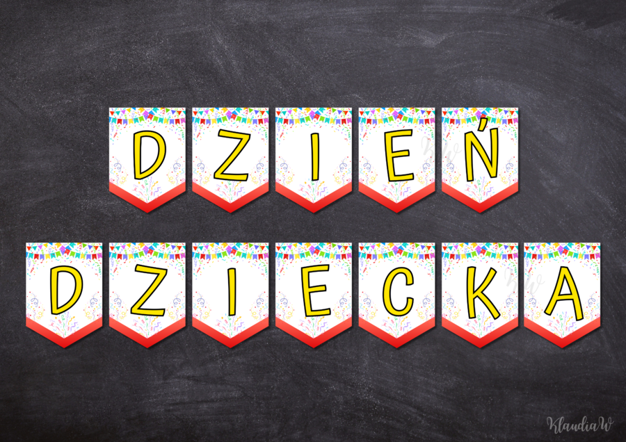 DZIEŃ DZIECKA - GIRLANDA