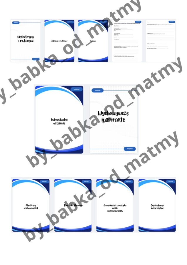 Teczka wychowawcy - przegródki 2025/2026