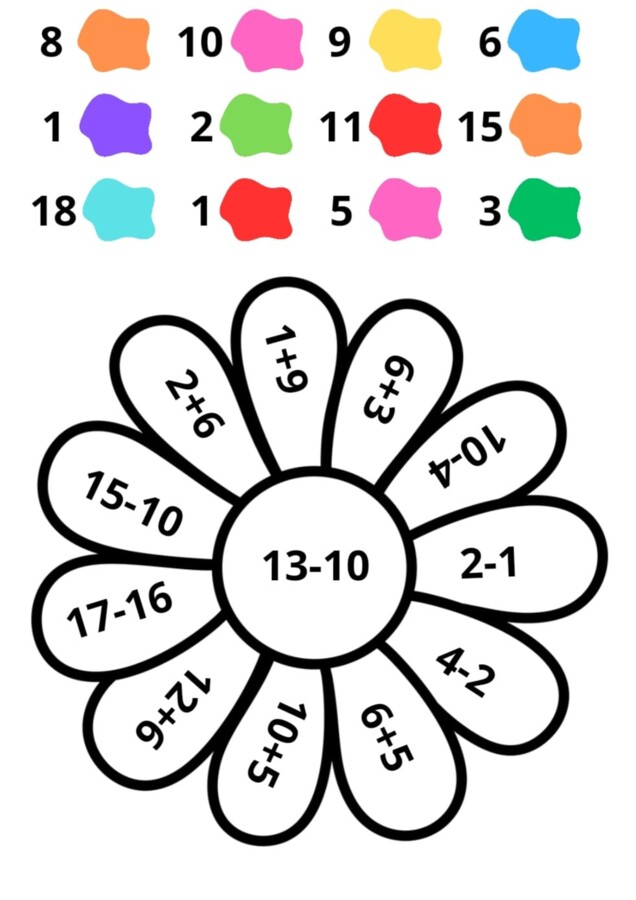Matematyczna kolorowanka