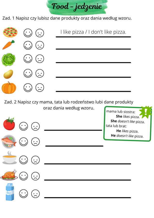 FOOD - klasy 1-3