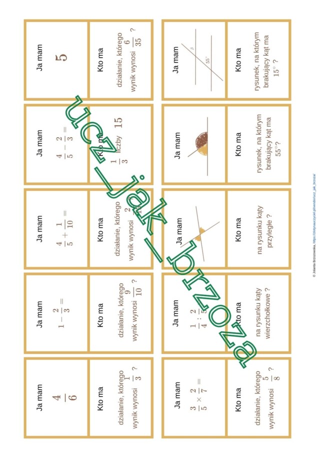 Ja mam..., kto ma....? Klasa 6, powtórzenie wiadomości z klasy 5
