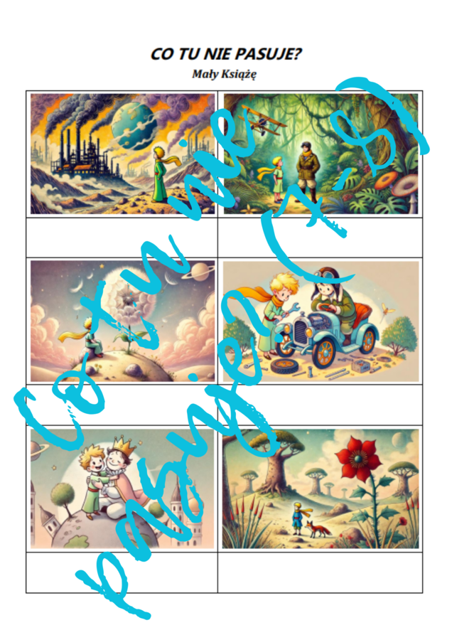 Powtórka Lekturowa: Co tu nie pasuje? (lektury z klas 7-8)