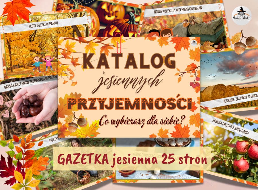 GAZETKA JESIENNA - "Katalog jesiennych przyjemności" - 25 stron