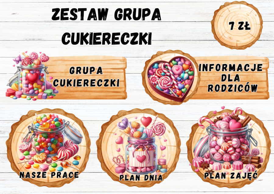 ZESTAW GRUPOWY GRUPA "CUKIERECZKI"