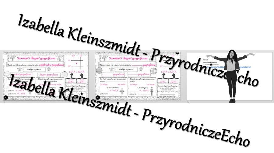 Minizestaw na temat „Współrzędne geograficzne – szerokość i długość geograficzna” – sketchnotka + karta pracy w power point + gratisowy link do prezentacji multimedialnej niekomercyjnej wykonanej w genial.ly do indywidualnego pobrania i użycia do celów n