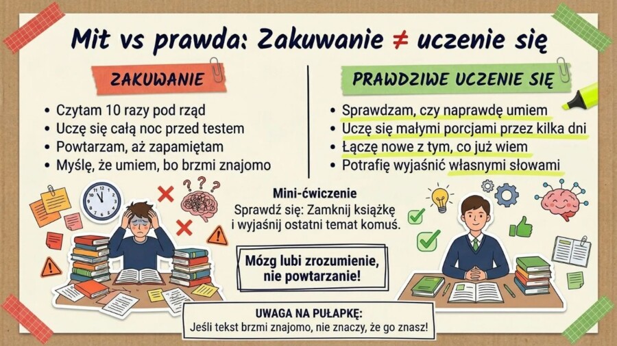 Jak się uczyć - gazetka szkolna / prezentacja / materiał na zajęcia doradztwa zawodowego/rewalidację/dla pedagoga