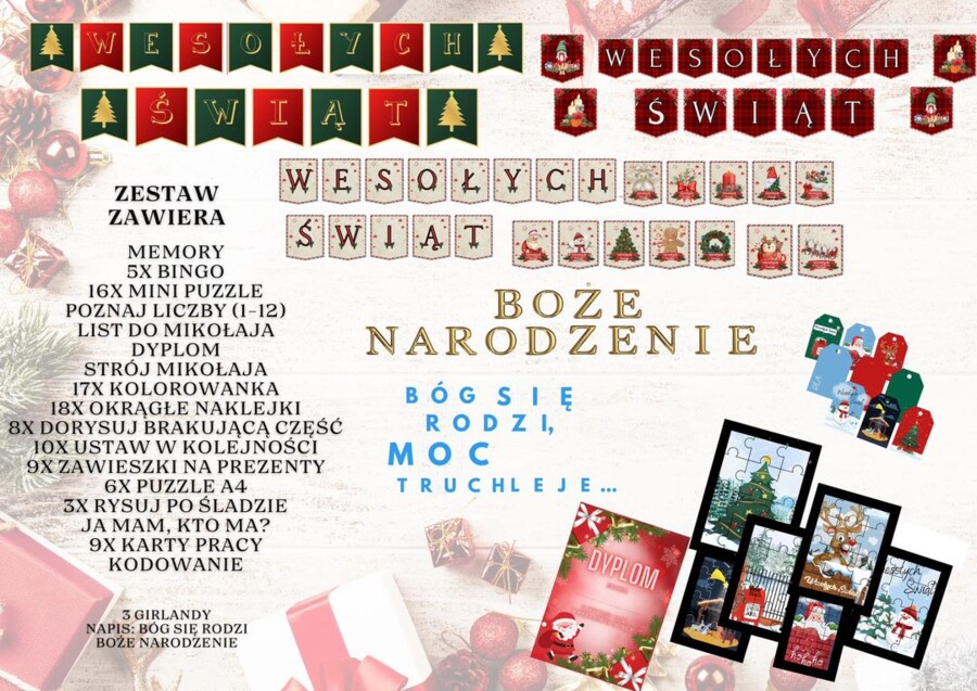 PAKIET ŚWIĄTECZNY, ŚWIĘTA BOŻEGO NARODZENIA