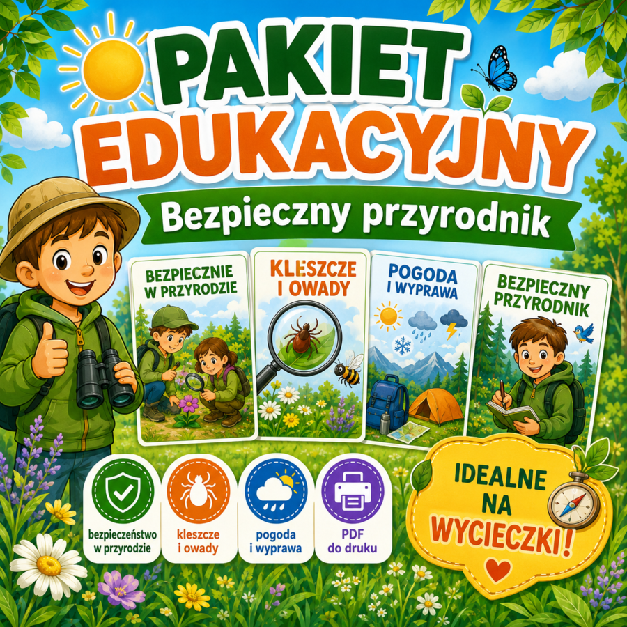 GOTOWI NA BEZPIECZNĄ PRZYGODĘ? Pakiet edukacyjny o bezpieczeństwie w przyrodzie