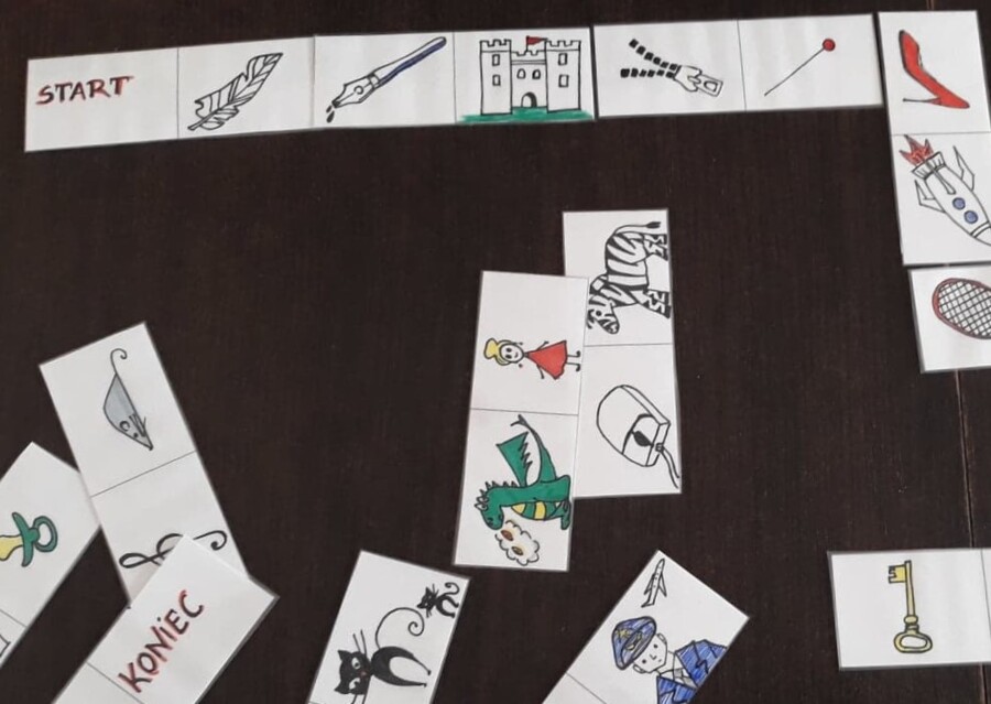 Domino rysowane - homonimy