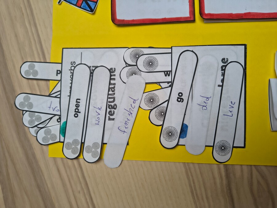 LAPBOOK PAST SIMPLE utrwalanie