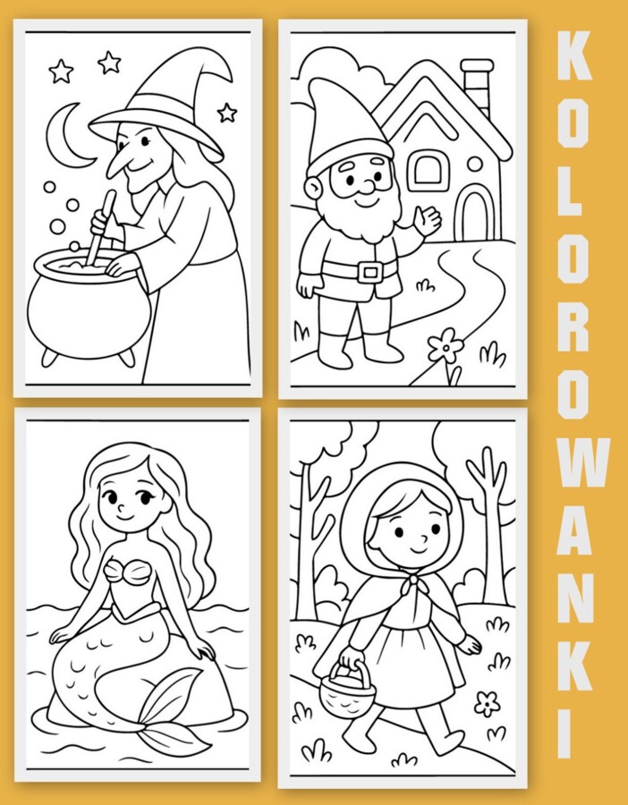 Dzień bajek 22 karty pracy i 10 masek (pdf i jpg)