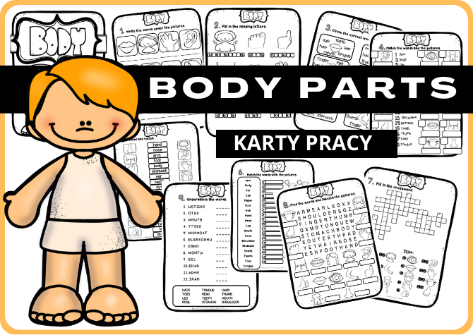 BODY PARTS - KARTY PRACY