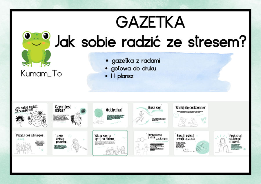 Gazetka "Jak sobie radzić ze stresem?"