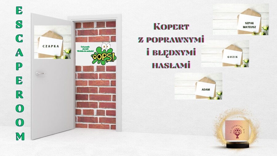 "Akademia Pana Kleksa"- escape room : historia szpaka Mateusza