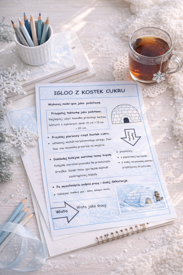 Anaruk i Arktyka – zestaw kart pracy dla klas 1–3