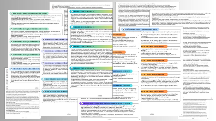 „Wielki Test Umiejętności Społecznych dla dzieci i młodzieży 10-15 lat. 100 pytań z odpowiedziami i omówieniem” e-book