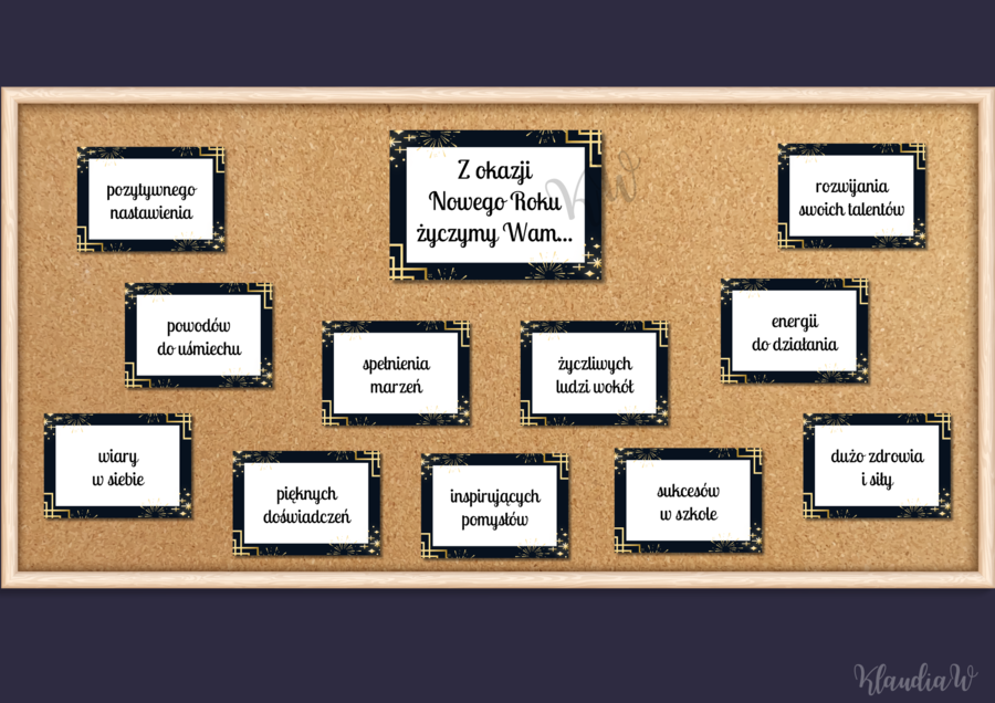 Gazetka z życzeniami na Nowy Rok - wersja 2