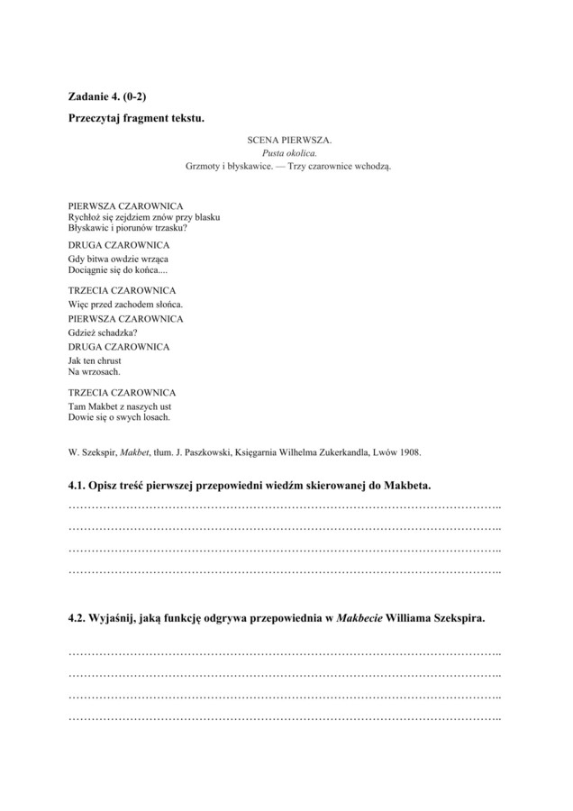 📃Test historycznoliteracki – język polski – matura Renesans
