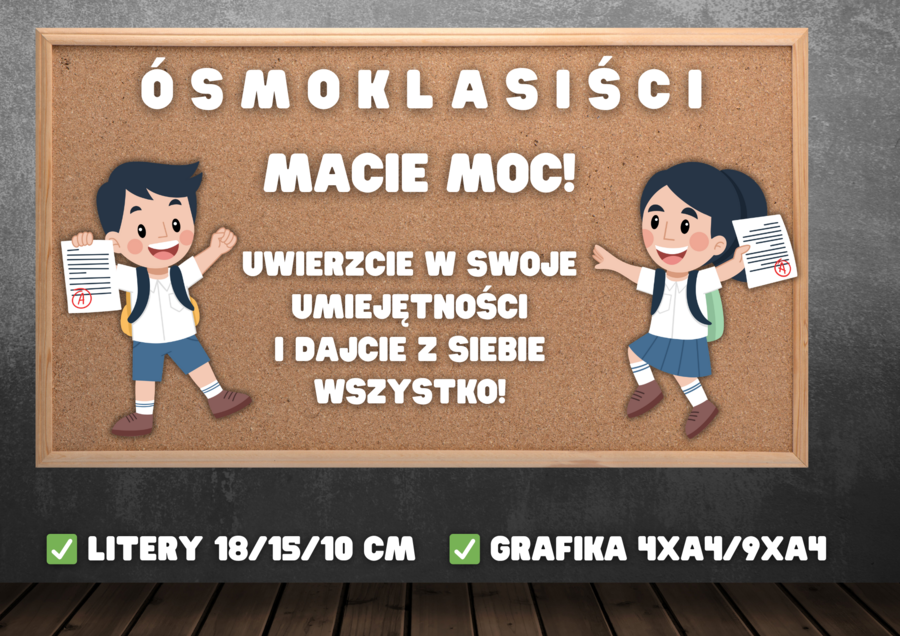 ÓSMOKLASIŚCI MACIE MOC! Gazetka szkolna! #motywacja