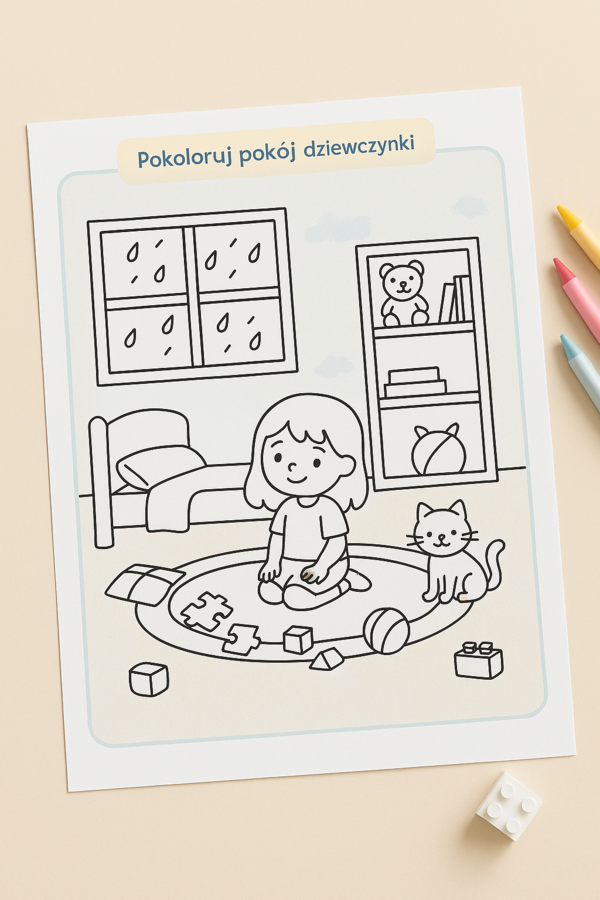 Karty pracy „Mój dom w deszczowy dzień”