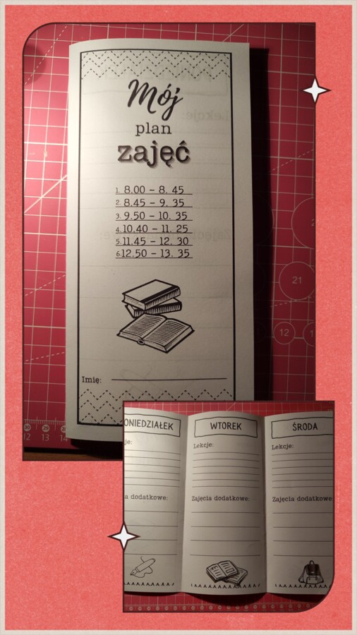 Plan zajęć dla ucznia