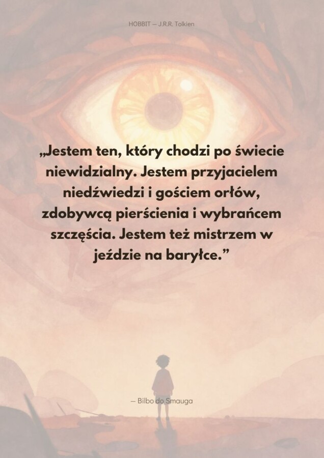 Pakiet "Hobbit", escape room, prezentacja, karty cytatów, naklejki