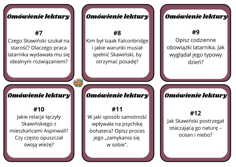 Latarnik - karty z pytaniami