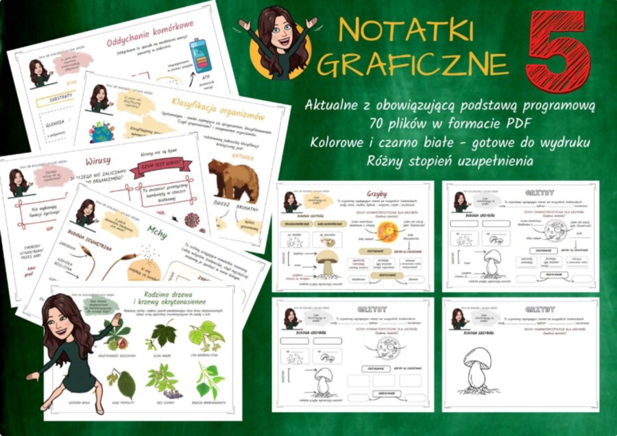 Notatki graficzne klasa 5 szkoła podstawowa