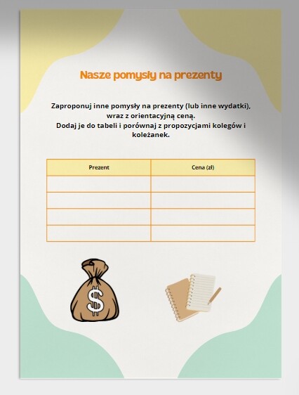 Porównujemy ceny i uczymy się planować budżet