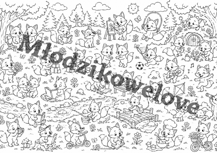Co robi lisek- twórcze zdania i zabawy z czasownikiem część 3
