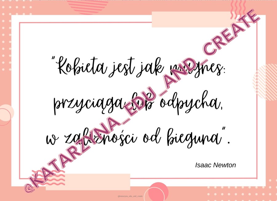 Plakaty z cytatami - Dzień Kobiet