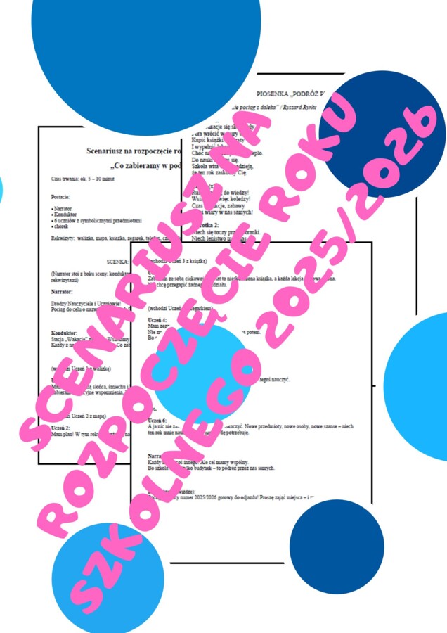 Scenariusz na rozpoczęcie roku szkolnego 2025/2026